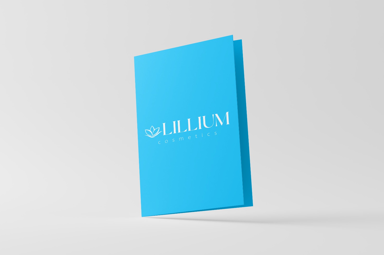 Lillium Cosmetics Folder Design