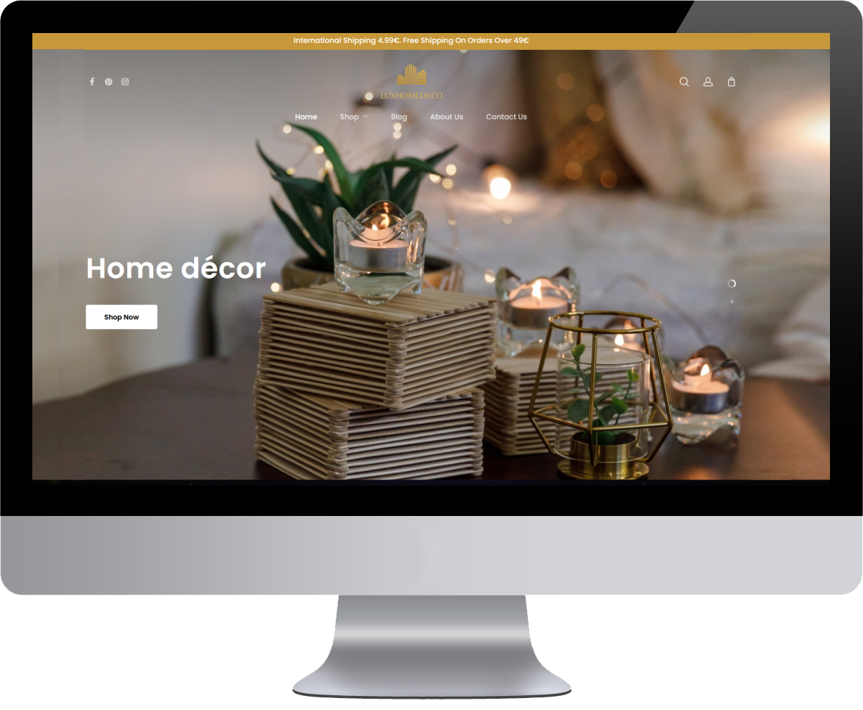 Luxhomedeco Website