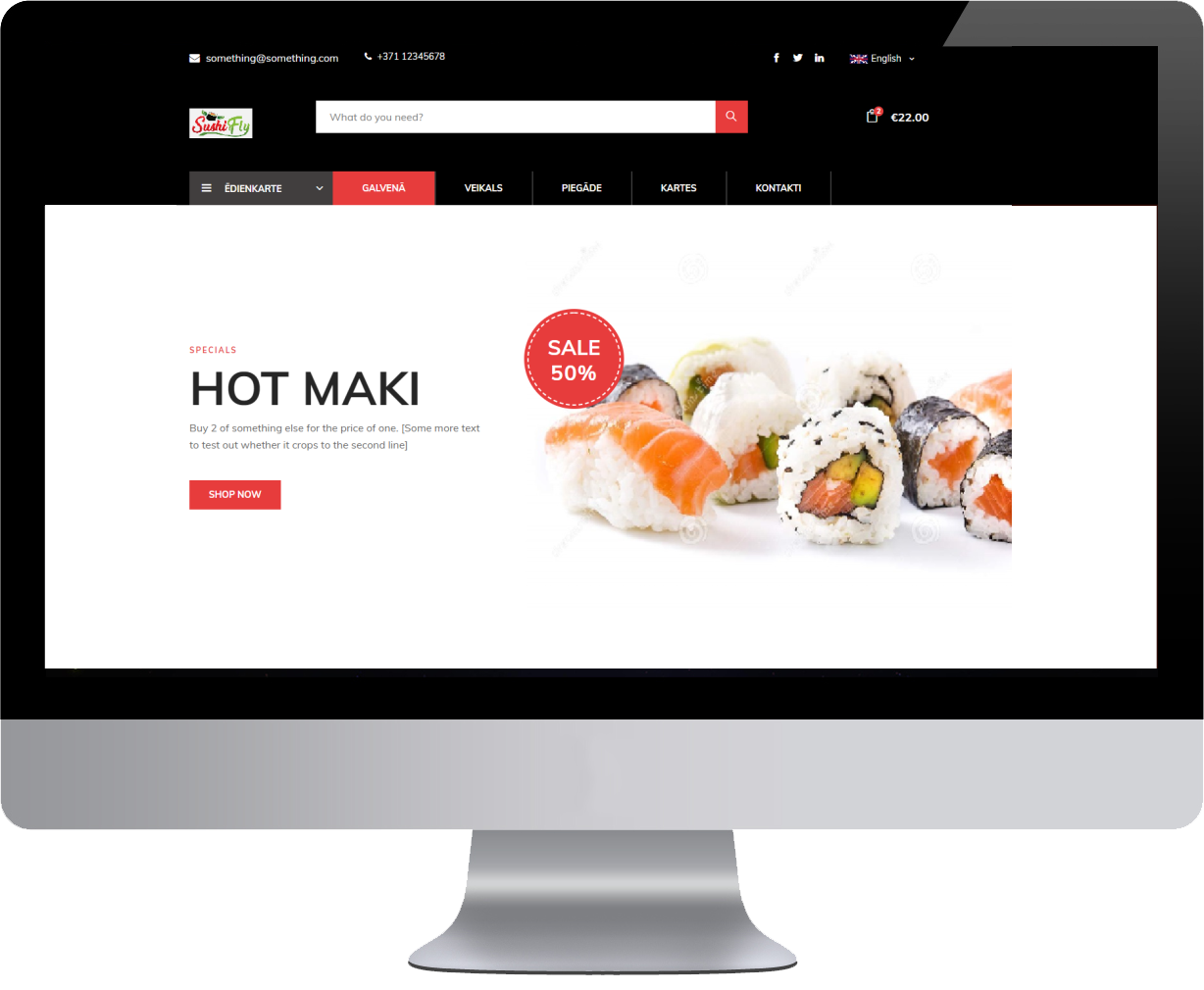 Sushi Fly Website